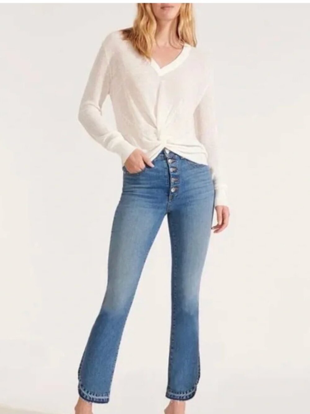 Veronica Beard | Carolyn Baby Boot High Rise Jean in Beacon